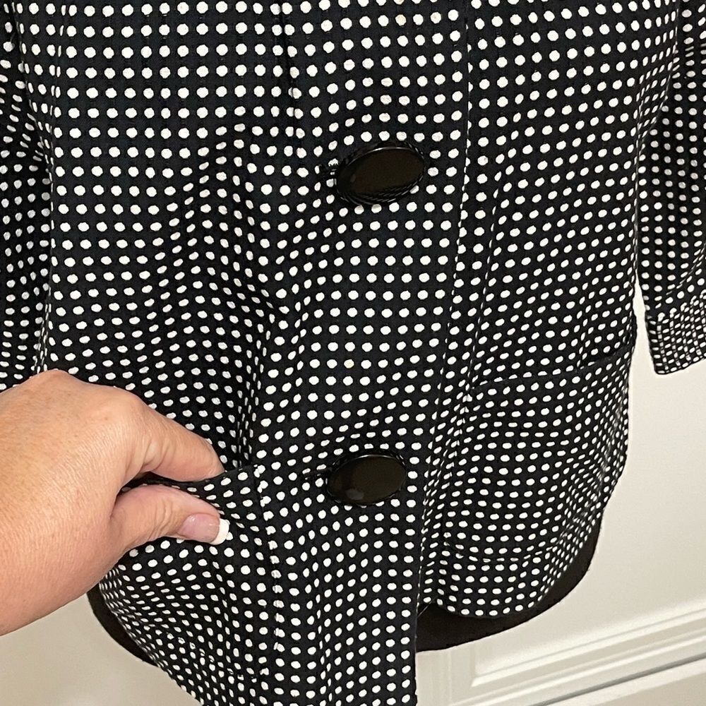 Ruby Rd. Black and White Jacket - Picture 4 of 6